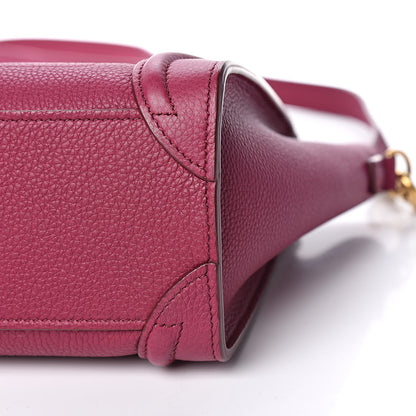 Celine Baby Grained Calfskin Nano Luggage Plum 8 of 12