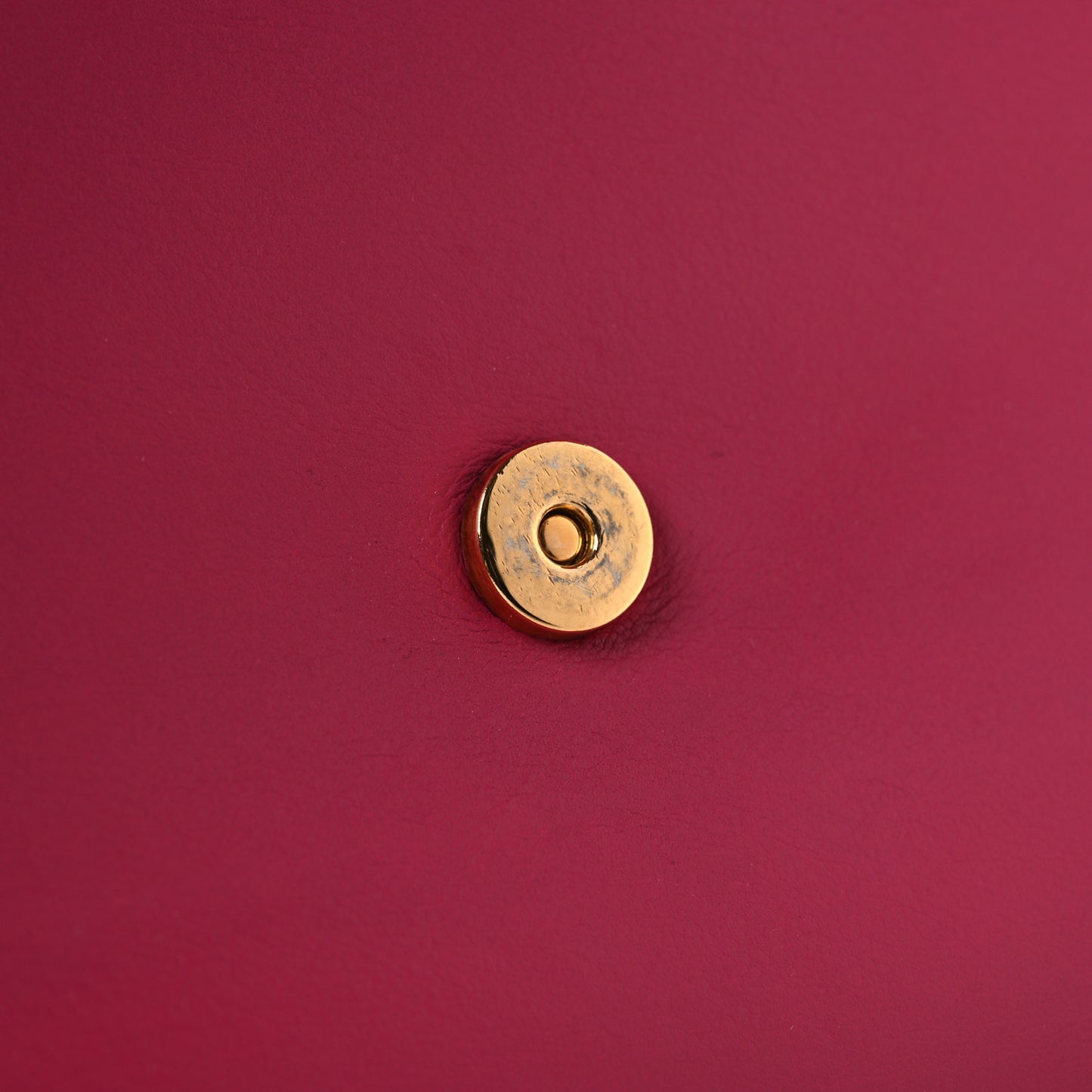 Calfskin Classic Y Ligne Clutch Fuchsia