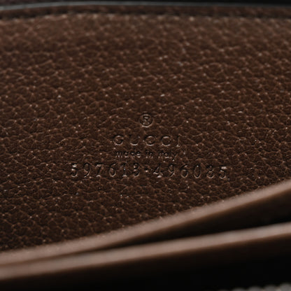 Gucci GG Supreme Web Ophidia Zip Around Card Case Brown 6 of 8