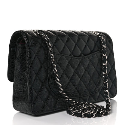 Chanel Caviar Quilted Medium Double Flap Black 3 of 9