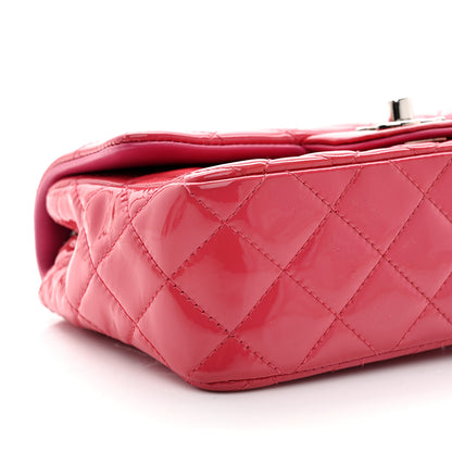 Chanel Patent Calfskin Quilted Mini Rectangular Flap Pink 9 of 11