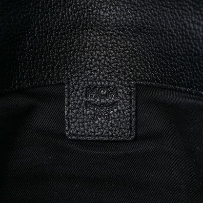 MCM Visetos Corina Crossbody Bag Black 6 of 9