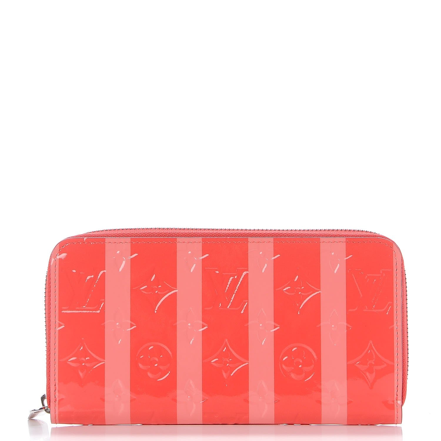 Louis Vuitton Vernis Rayures Zippy Wallet Poppy 1 of 7