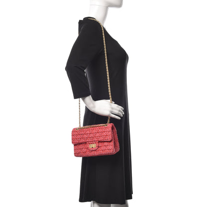 Chanel Tweed Quilted Mini 2.55 Reissue Flap Red Ecru Black 2 of 14