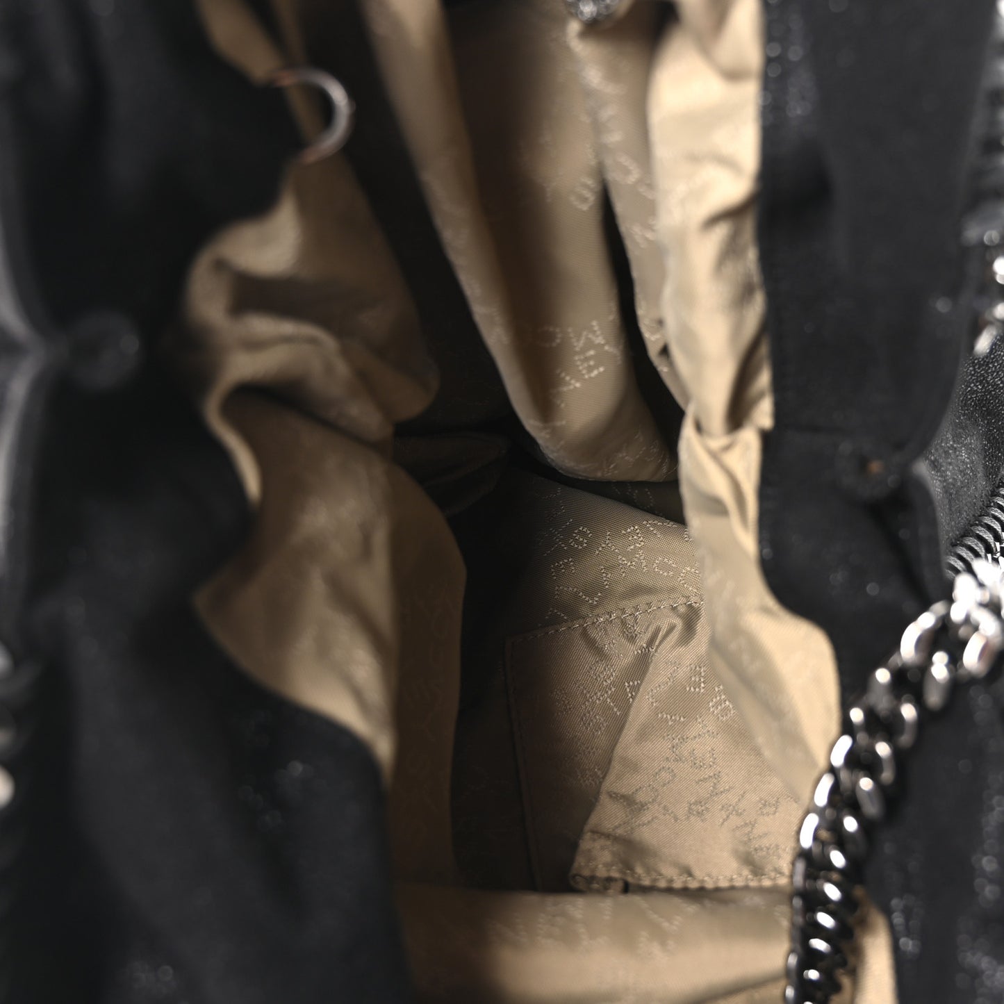 Shaggy Deer Big Falabella Tote Black