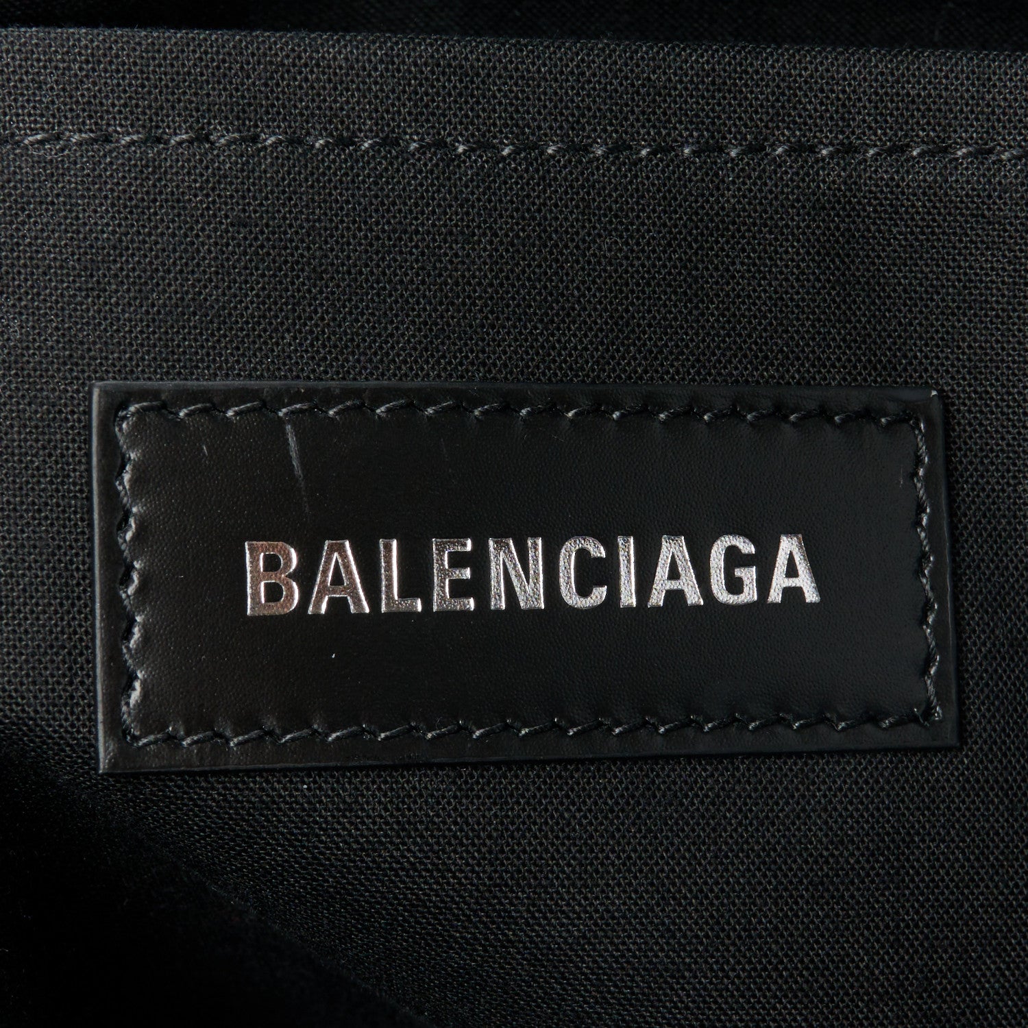 Balenciaga Washed Frayed Denim Logo Small Hardware Tote Blue 7 of 13