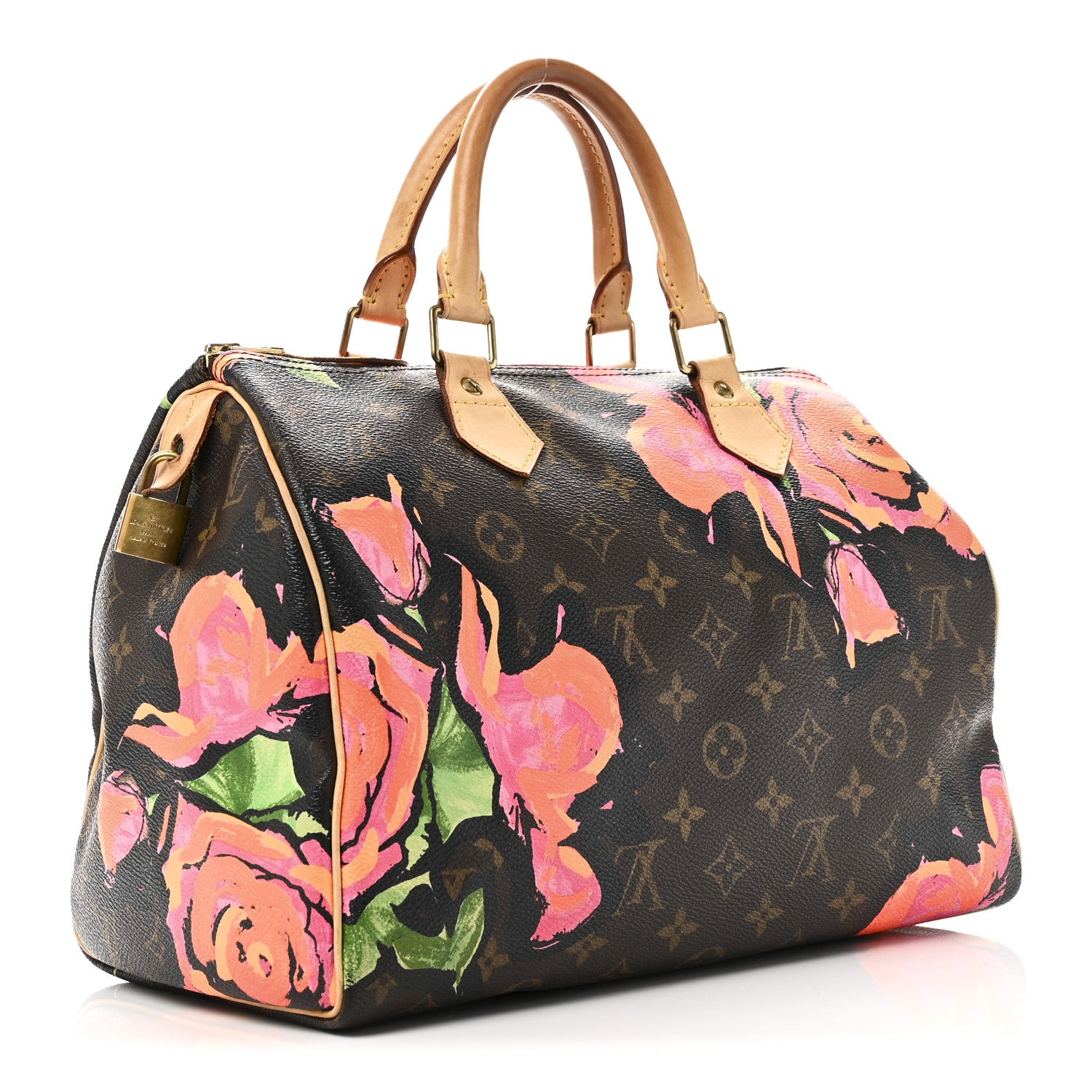 Louis Vuitton Monogram Roses Speedy 30 3 of 9