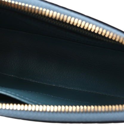 Louis Vuitton Crocodile Lockit Clutch Blue 5 of 9