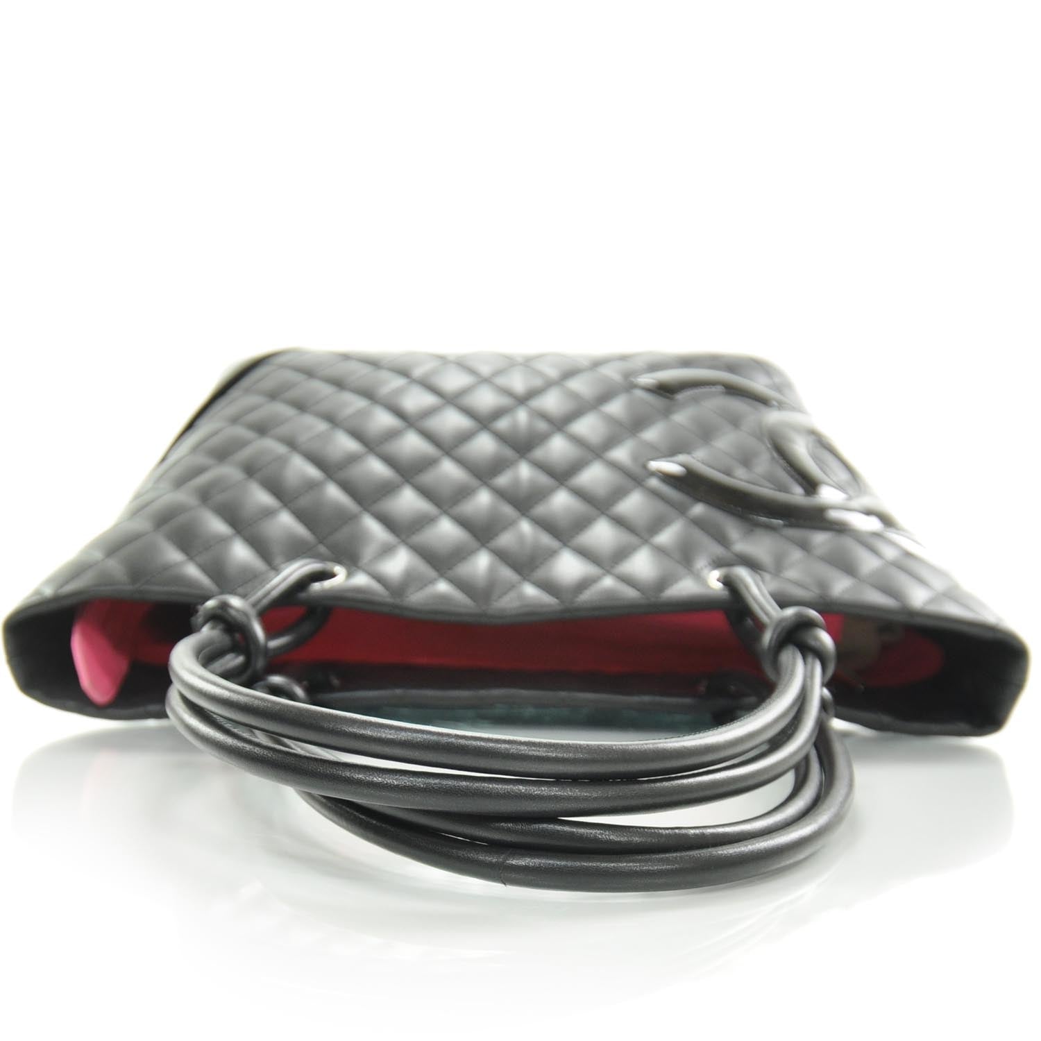 Chanel Calfskin Quilted Large Cambon Tote Black 6 of 11