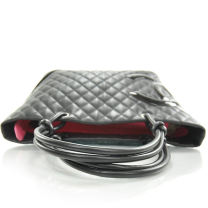 Chanel Calfskin Quilted Large Cambon Tote Black 6 of 11