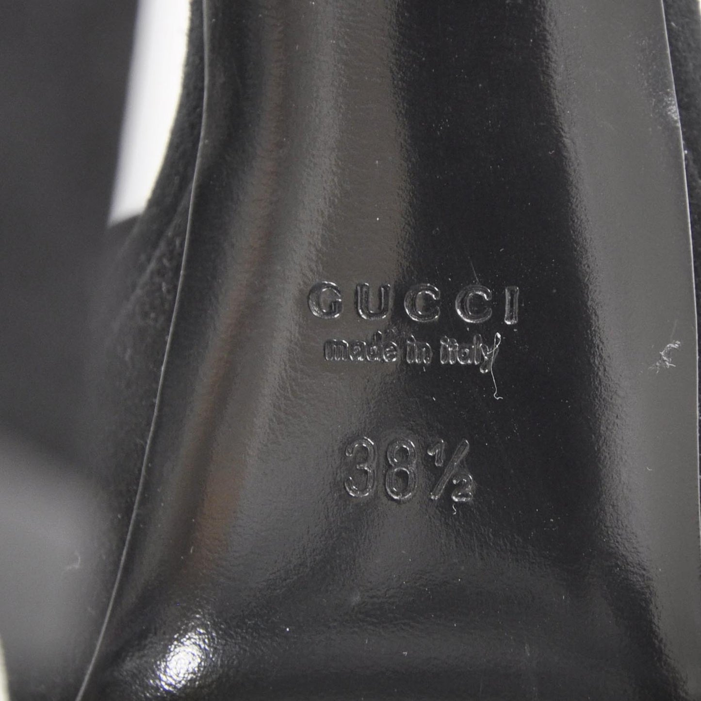 Suede Platform Heels 38.5 Black