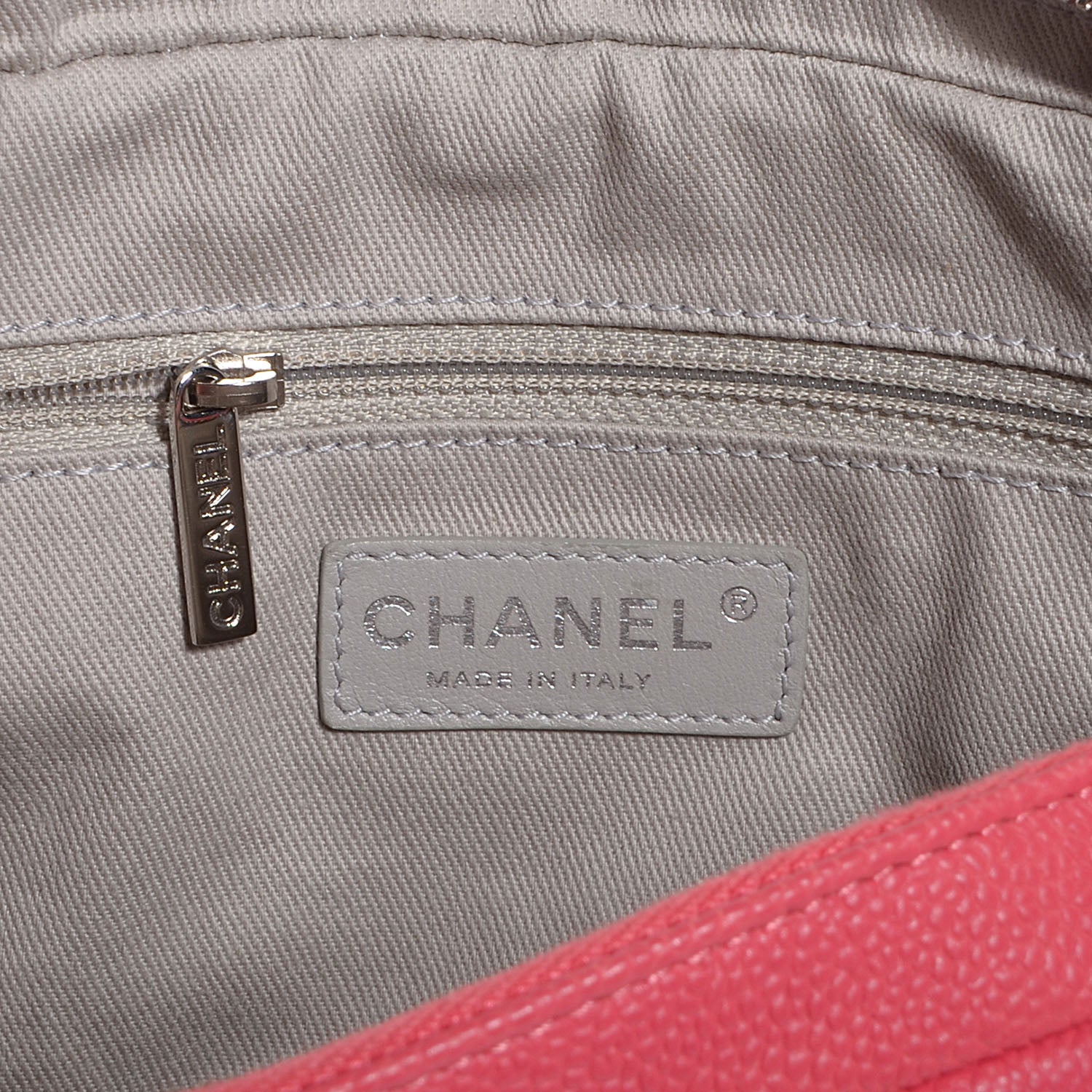 Chanel Caviar Quilted Medium Easy Flap Coral 7 of 9