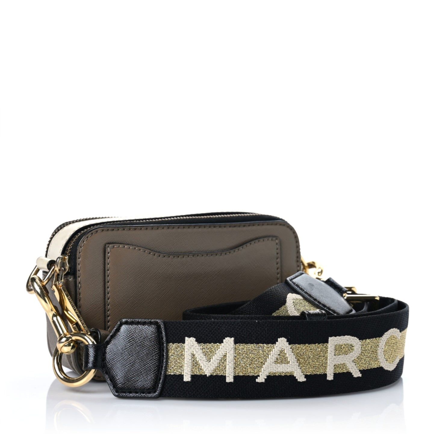 Saffiano Small Snapshot Camera Bag Sandcastle