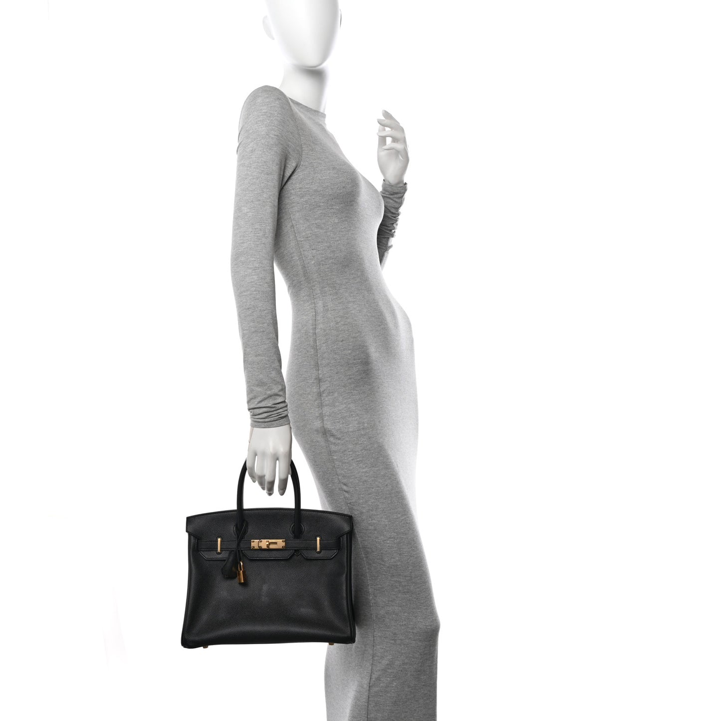 Epsom Birkin 30 Black