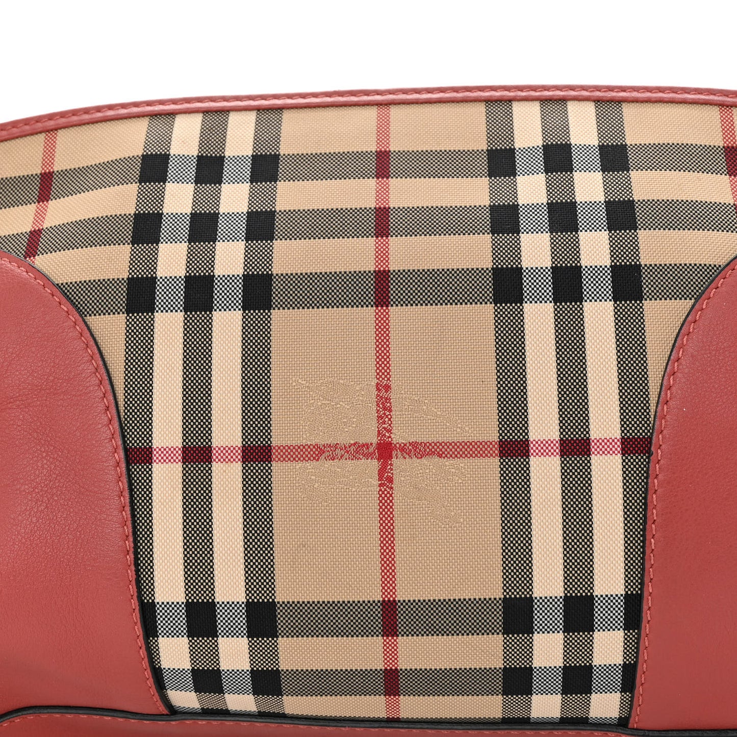Horseferry Check Small Chichester Crossbody Clutch Bag Parade Red