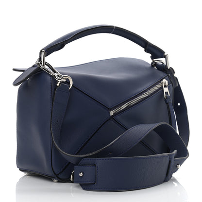Loewe Calfskin Small Puzzle Bag Marine 3 of 13