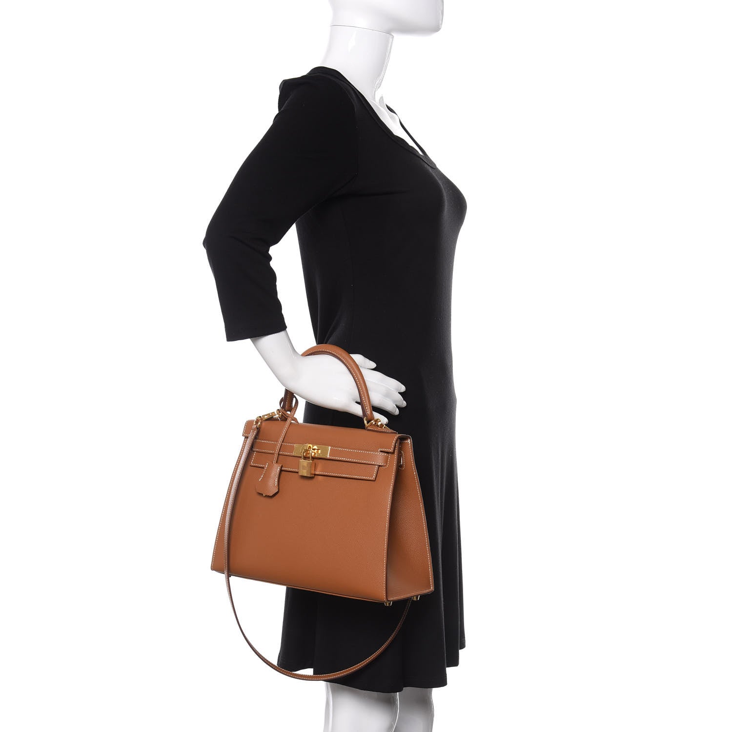 Hermes Epsom Kelly Sellier 28 Gold 3 of 12