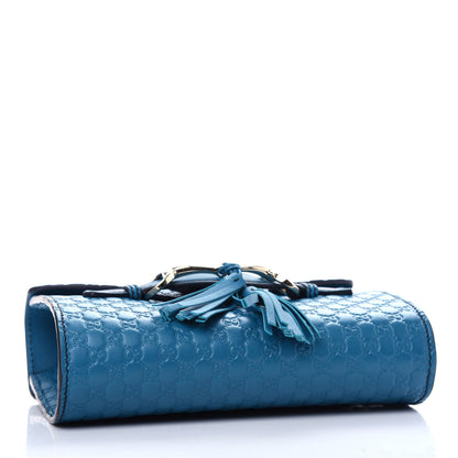 Gucci Microguccissima Mini Emily Shoulder Bag Deep Cobalt 4 of 10
