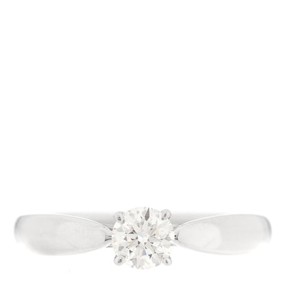 Tiffany Platinum Diamond .25ct Harmony Solitaire Engagement Ring 45 3.25 1 of 5