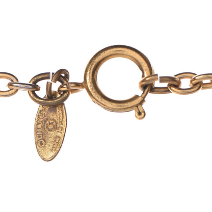 Chanel CC Pendant Chain Necklace Gold 5 of 6