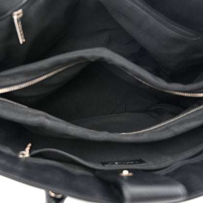 Chanel Calfskin Cerf Executive Shopper Tote Black 6 of 11