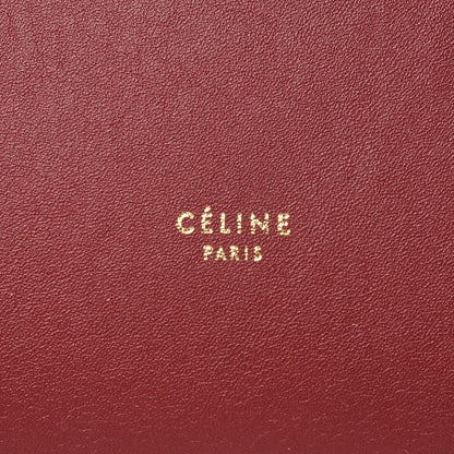 Celine Smooth Calfskin Small Tie Knot Tote Red 8 of 8