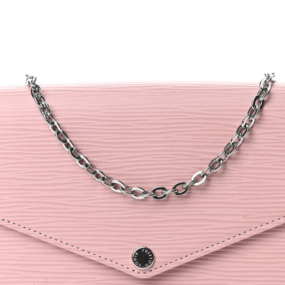Louis Vuitton Epi Pochette Felicie Rose Ballerine 8 of 11