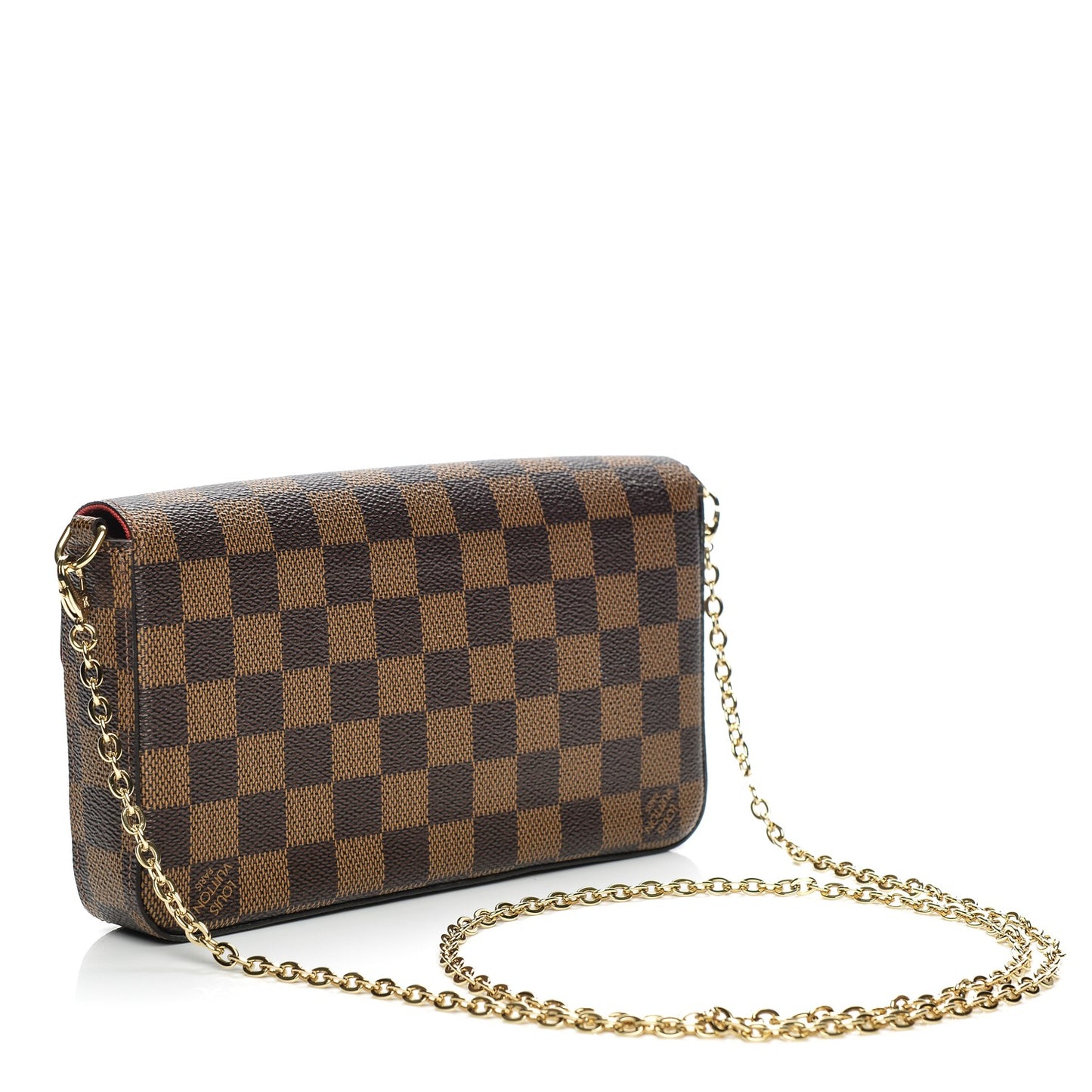Damier Ebene Pochette Felicie Chain Wallet