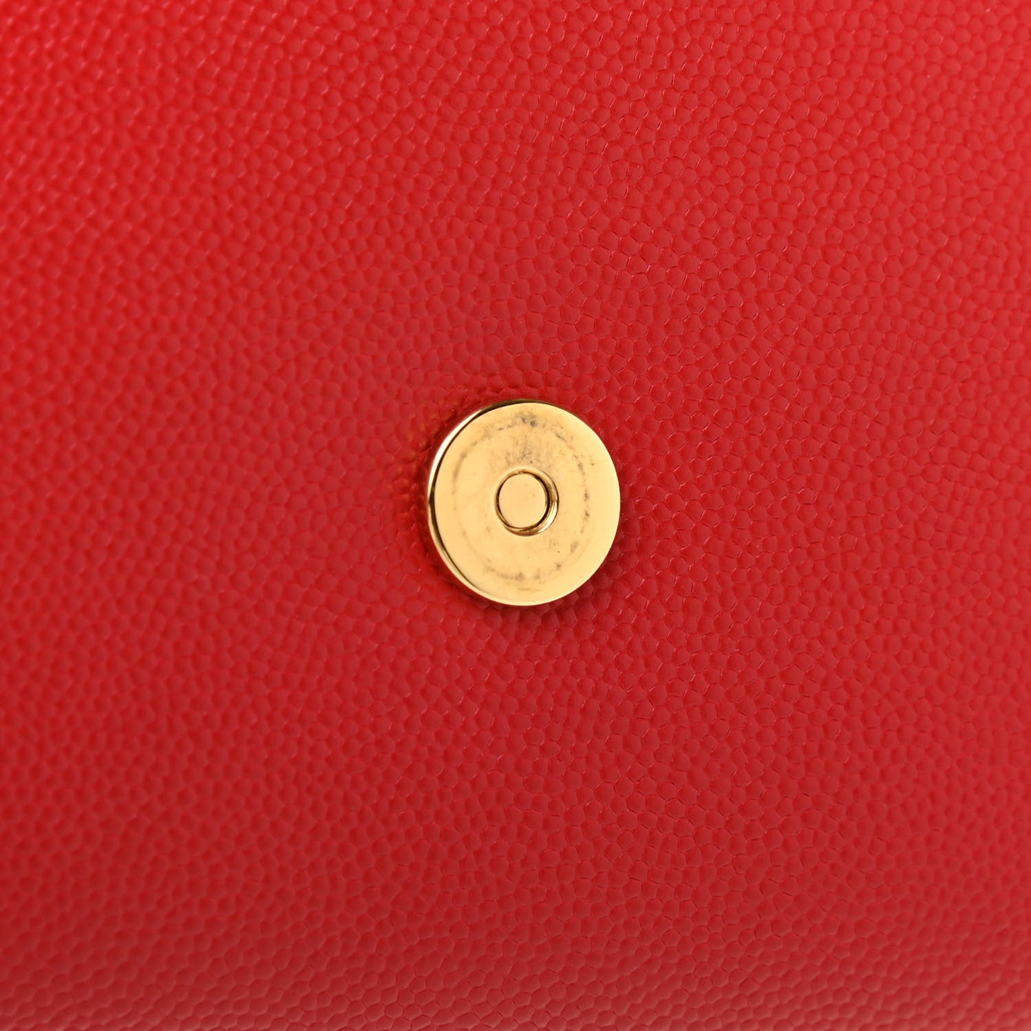 Saint Laurent Calfskin Classic Monogram Cassandre Clutch Rouge Orient 12 of 12