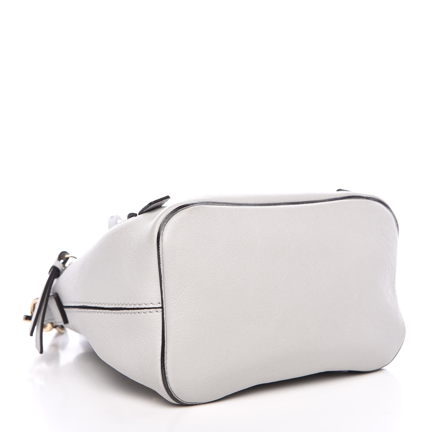 Chloe Suede Calfskin Mini Faye Backpack Airy Grey 4 of 7