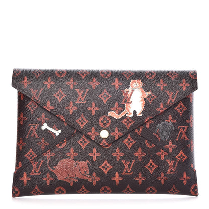 Louis Vuitton Catogram Kirigami Pochette Set Marron White Black 14 of 22