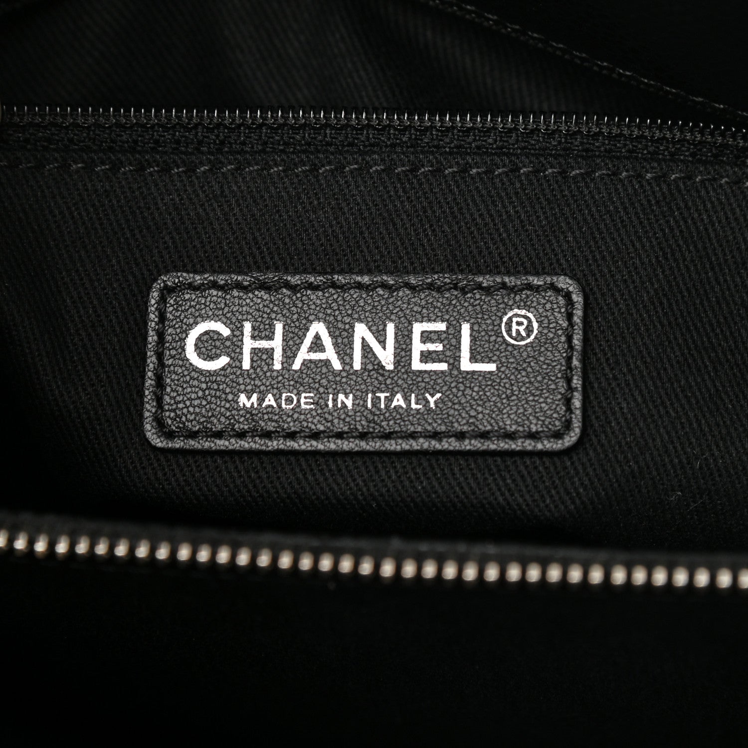 Chanel Caviar Quilted CC Timeless Soft Tote Black 6 of 10