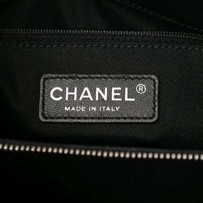 Chanel Caviar Quilted CC Timeless Soft Tote Black 6 of 10
