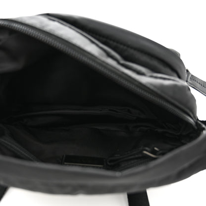 Prada Nylon Saffiano Racing Logo Camera Crossbody Bag Black Yellow 4 of 10