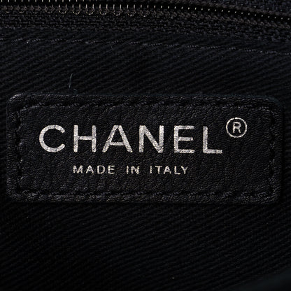 Chanel Metallic Caviar Quilted Timeless Accordion Flap Dark Silver 5 of 13