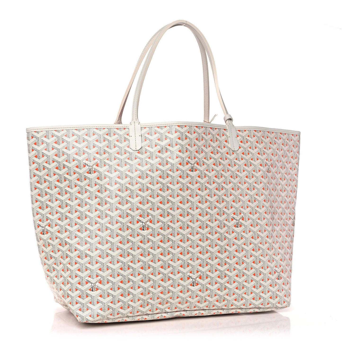 Goyardine Saint Louis Claire Voie GM White Orange