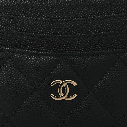 Chanel Caviar Quilted Multi Card Holder Black 9 of 9