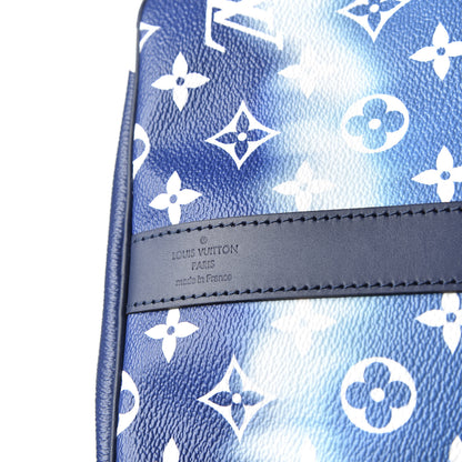 Louis Vuitton Monogram Escale Keepall Bandouliere 50 Blue 7 of 10