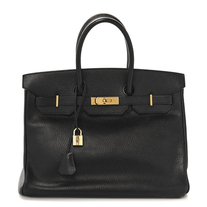 Hermes Ardennes Birkin 35 Black 1 of 23