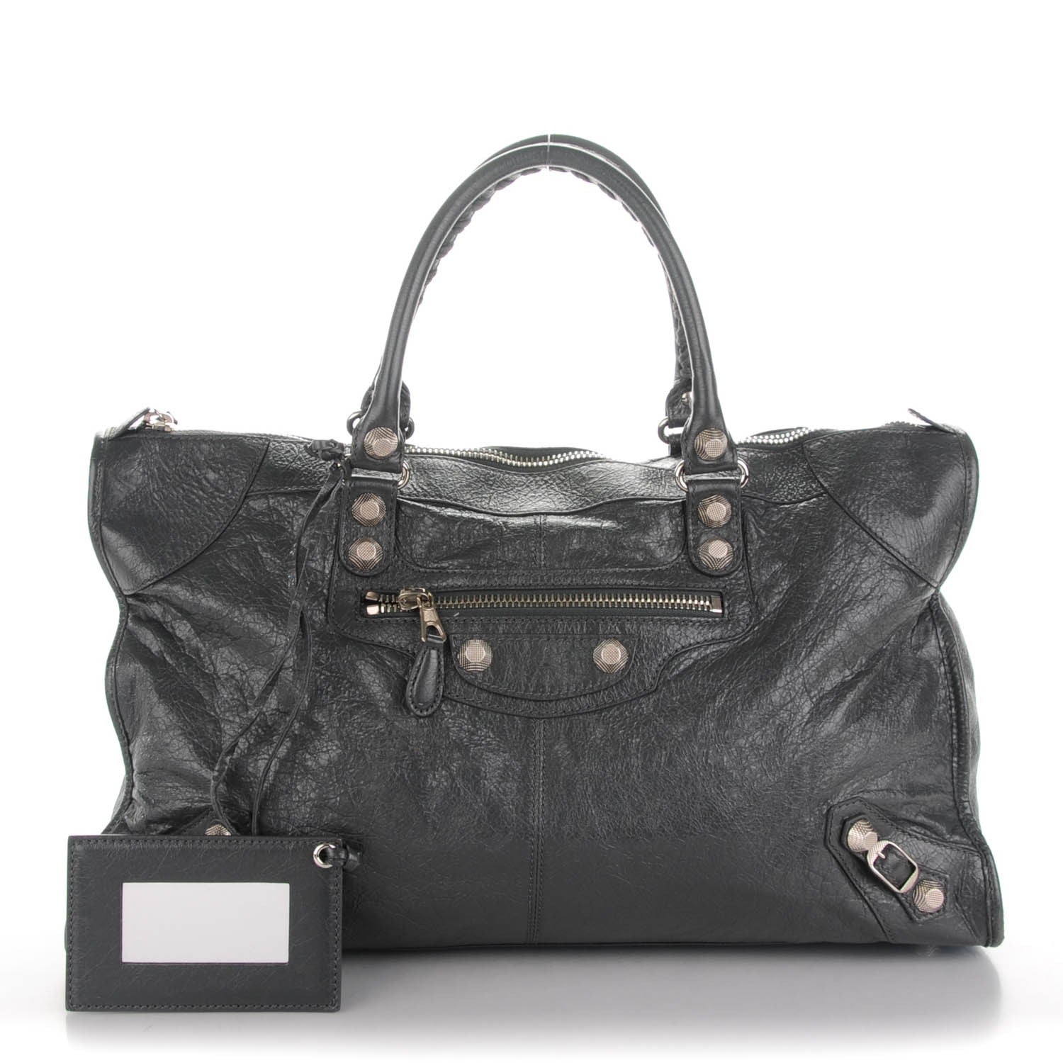 Balenciaga Agneau Giant 21 Silver Hardware Work Gris Fossile 1 of 7
