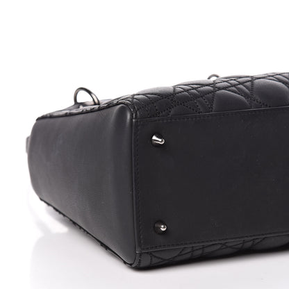 Christian Dior Calfskin Cannage Medium Anselm Reyle Lady Dior Black 13 of 14