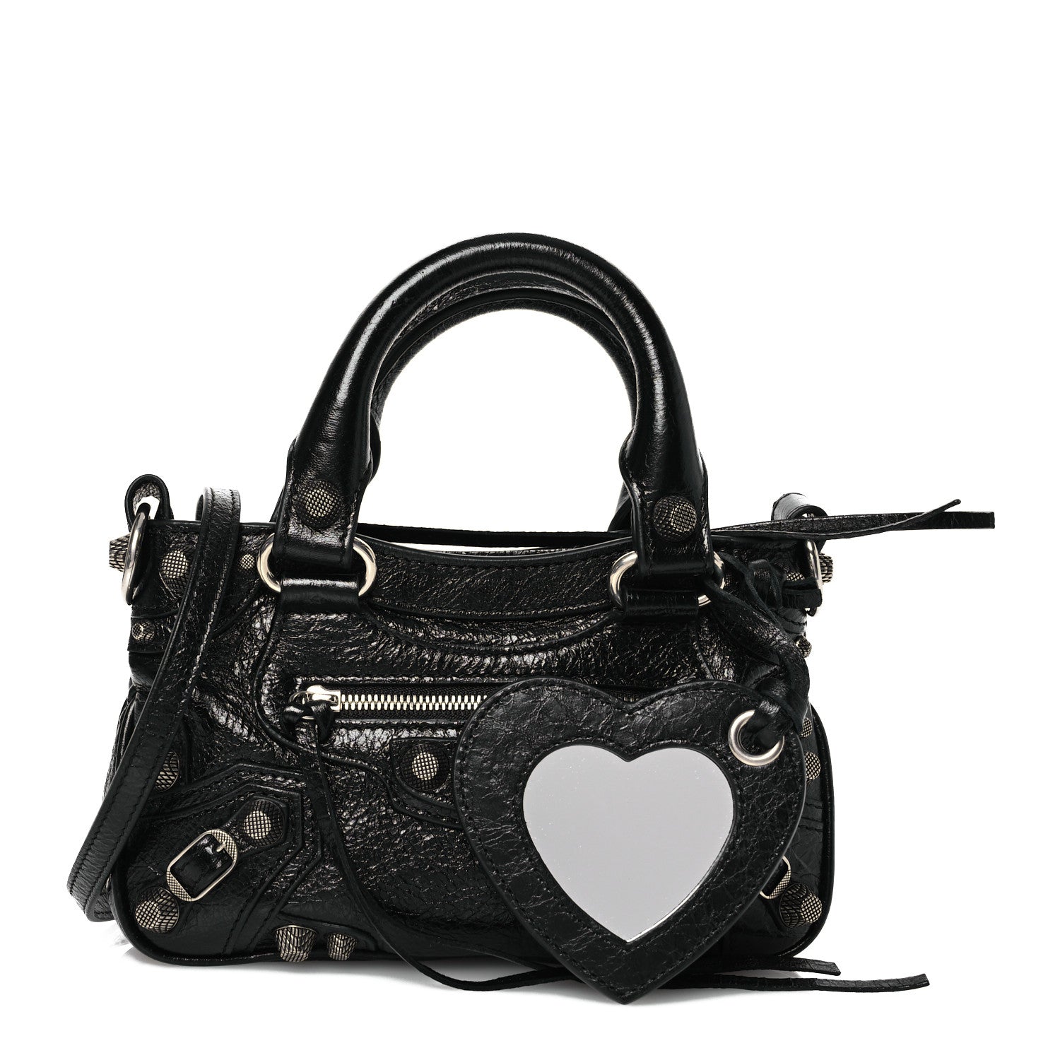 Balenciaga Agneau Arena Neo Cagole Mini Handbag Black 3 of 15