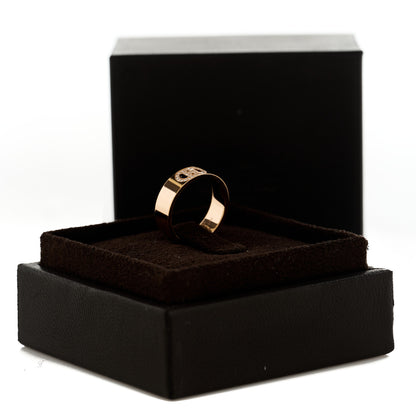 Hermes 18K Rose Gold Diamond PM H D'Ancre Ring 51 5.75 5 of 5