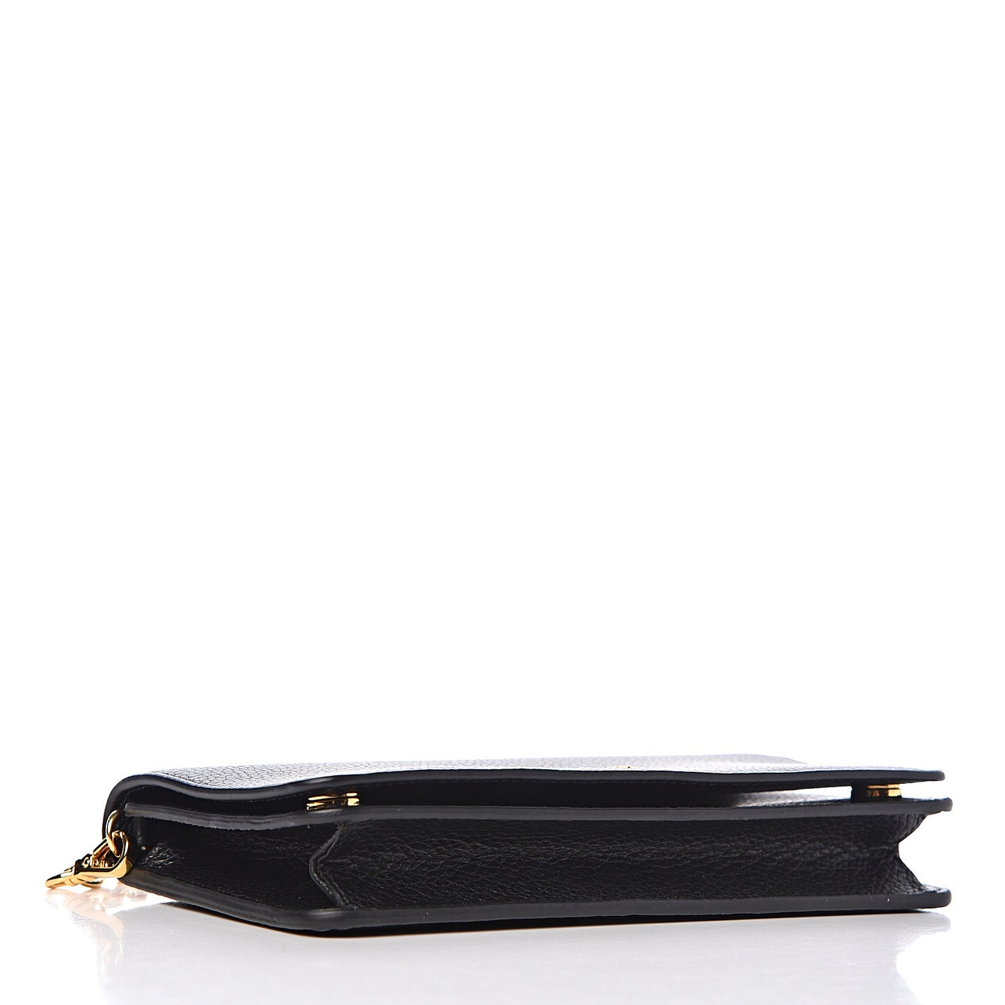 Vitello Daino Mini Crossbody Bag Black