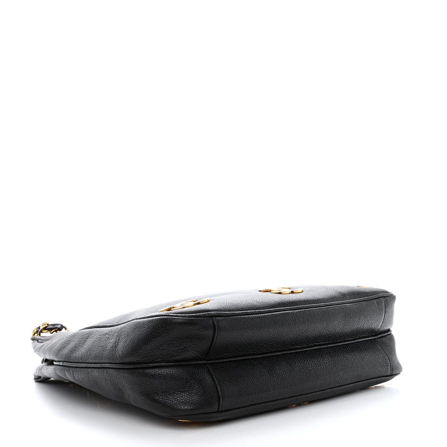 Caviar CC Shoulder Bag Black