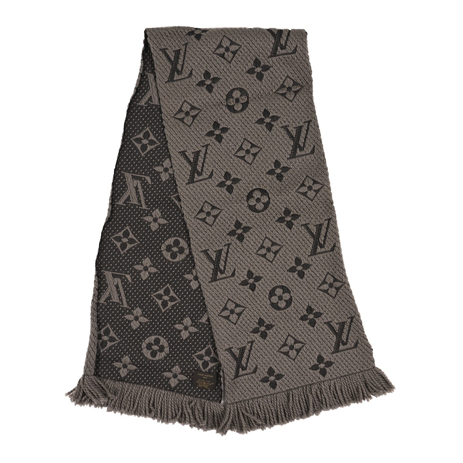 Louis Vuitton Wool Silk Logomania Scarf Verone 2 of 3