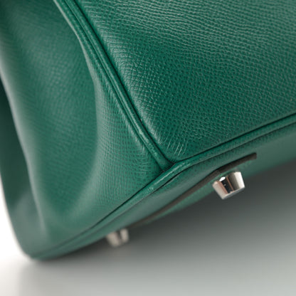 Hermes Epsom Birkin 30 Malachite 12 of 15