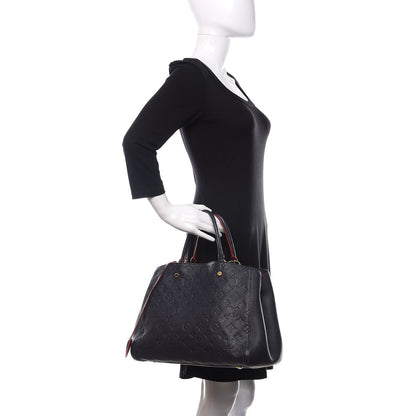 Louis Vuitton Empreinte Montaigne GM Marine Rouge 2 of 18