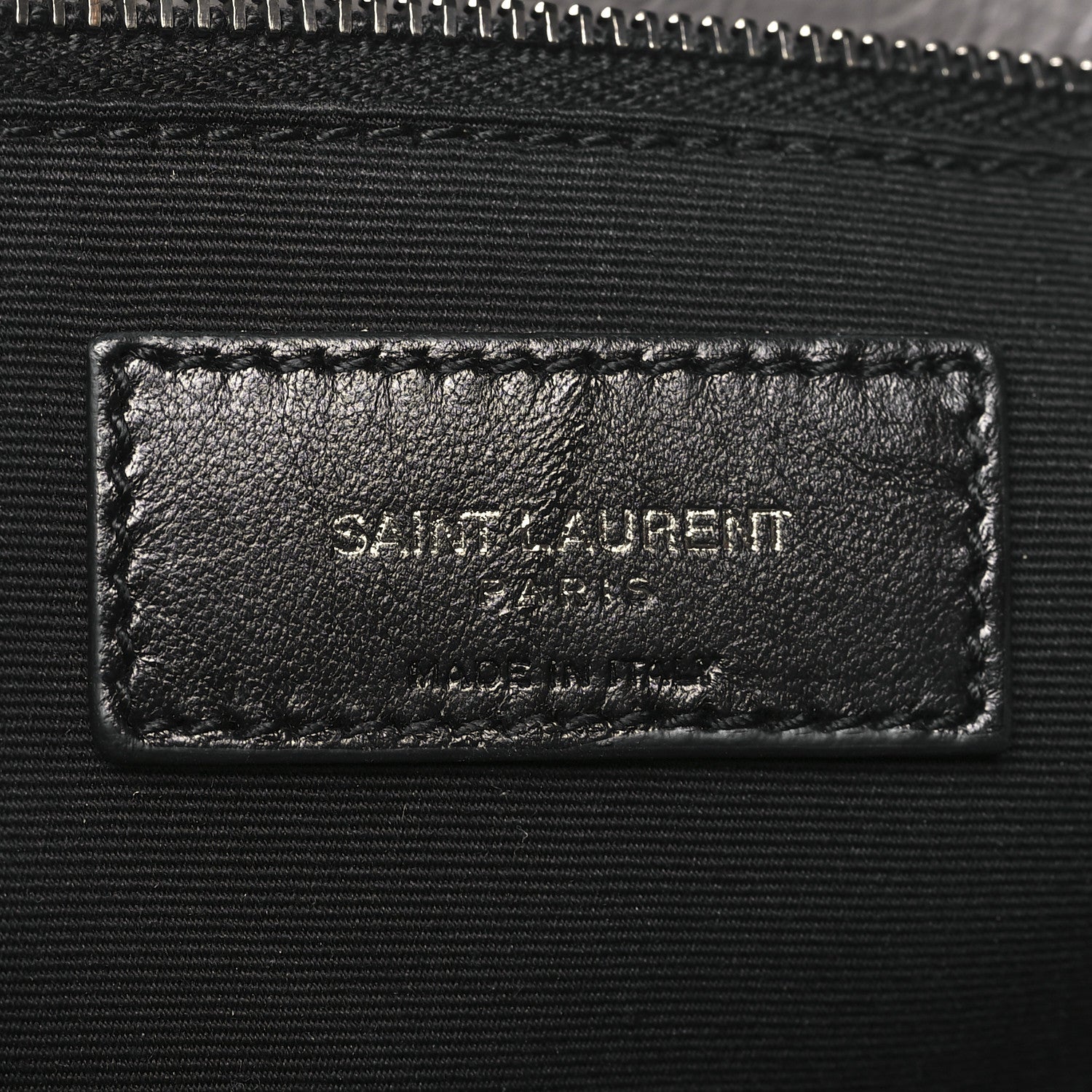 Saint Laurent Crinkled Calfskin Matelasse Monogram Large Niki Chain Satchel Fog 6 of 15
