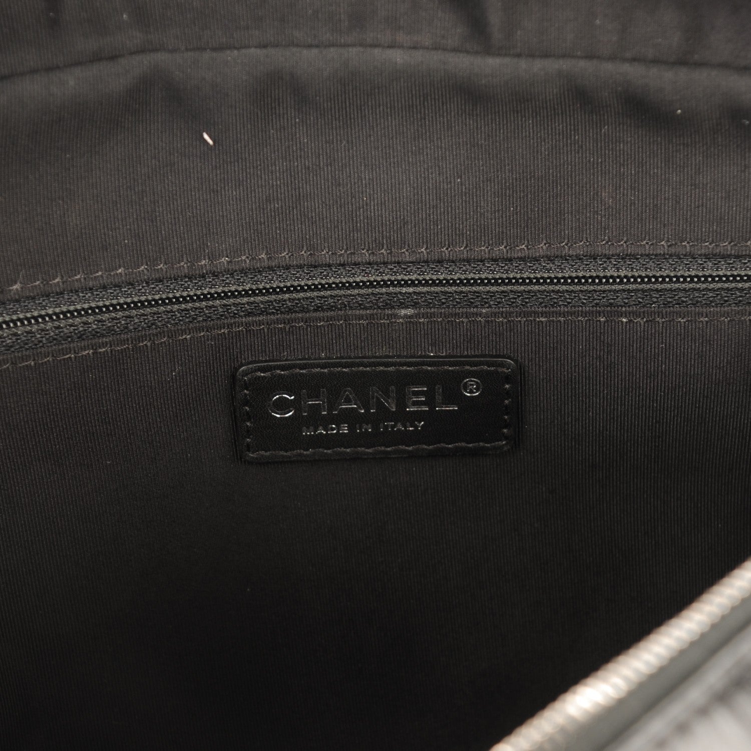 Chanel Crumpled Calfskin Quilted Medium Casual Rock Flap Black 6 of 8